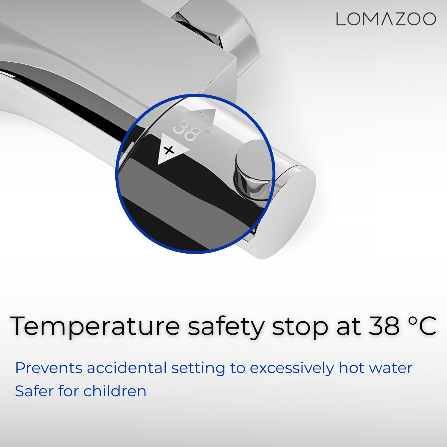 Thermostatische badkraan Chroom - 15cm - lomazoo.com