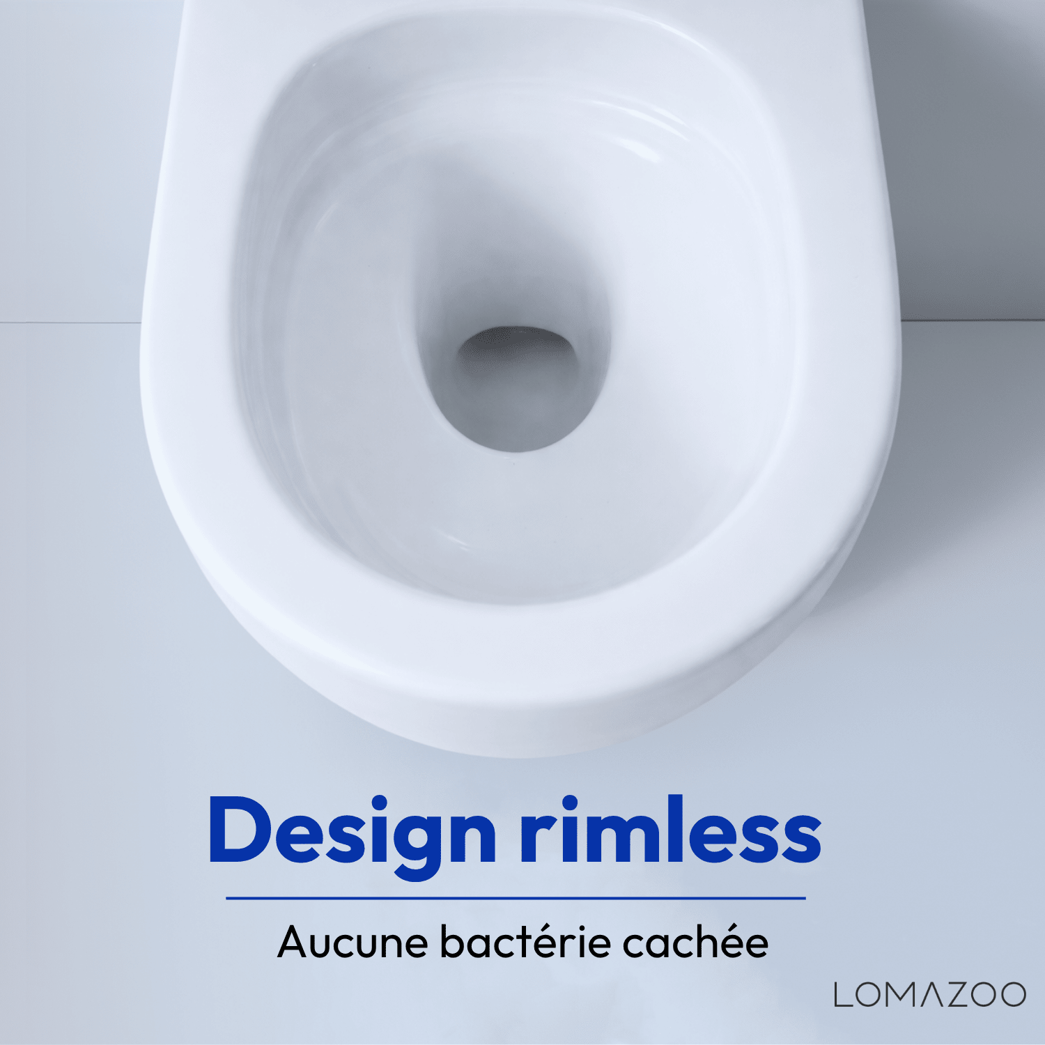 Hangtoilet met Inbouwreservoir - Rond Wit - Drukplaat Rond Wit - Linea - lomazoo.com