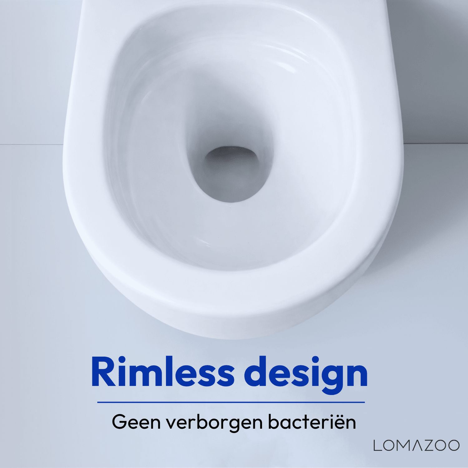 Hangtoilet met Inbouwreservoir - Rond Wit - Drukplaat Rond Wit - Linea - lomazoo.com
