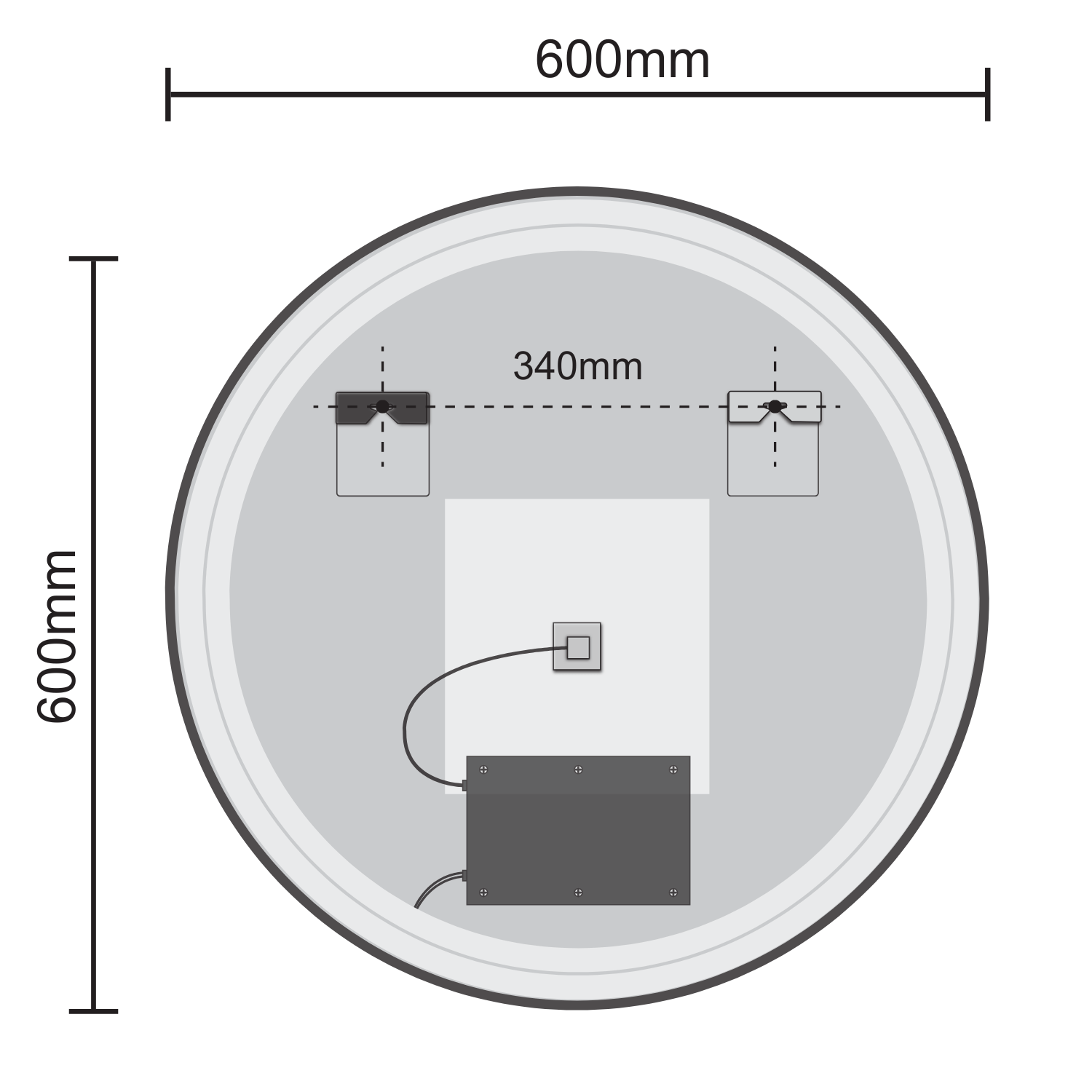 MILANO - 60 cm (zwart) - lomazoo.com