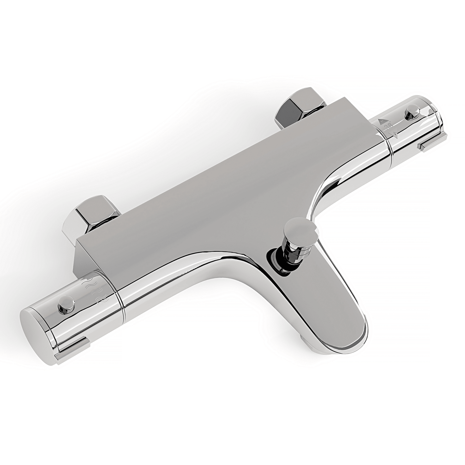 Thermostatische badkraan Chroom - 15cm - lomazoo.com