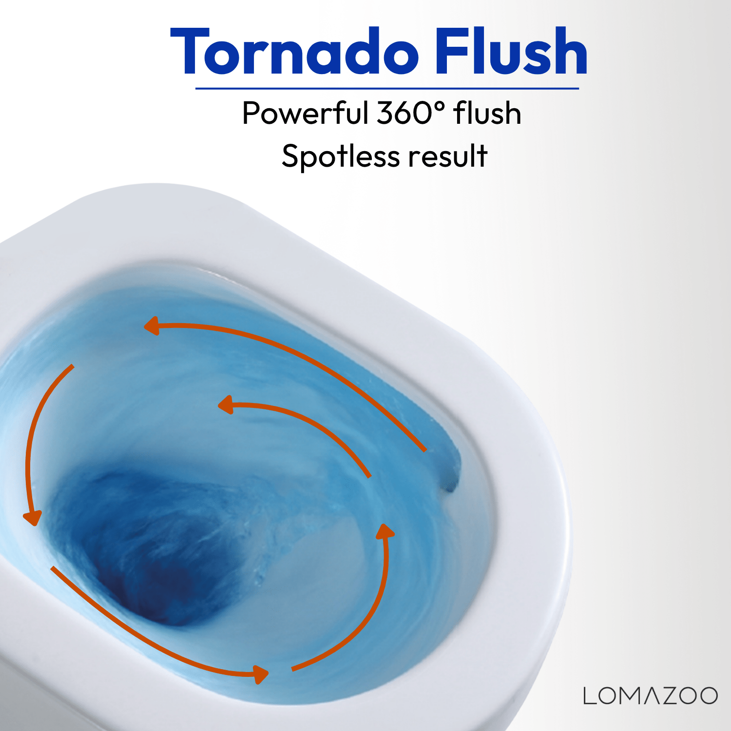 Hangtoilet met Inbouwreservoir - Rond Wit - Drukplaat Vierkant Wit - Linea - lomazoo.com