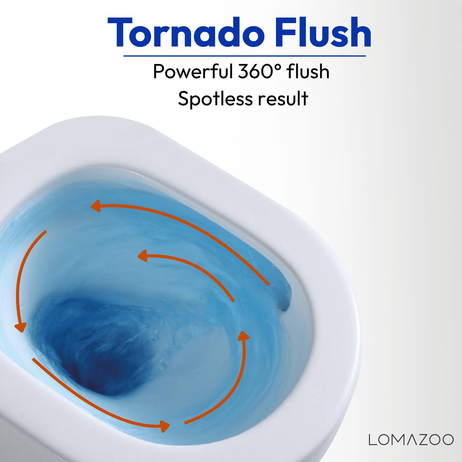 Hangtoilet met Inbouwreservoir - Rond Wit - Drukplaat Vierkant Gunmetal - Linea - lomazoo.com