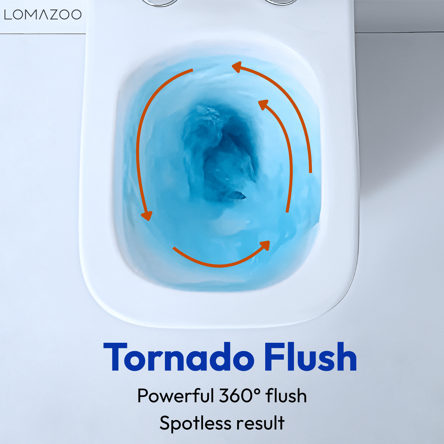 Hangtoilet met Inbouwreservoir - Vierkant Wit - Drukplaat Vierkant Wit - Linea - lomazoo.com